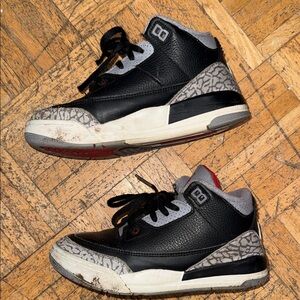 Black cement 3s Jordan